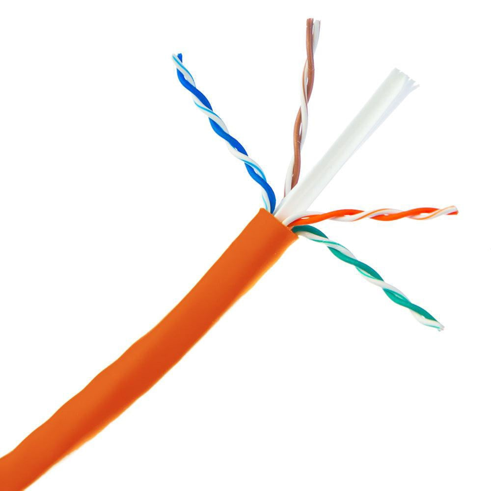 كابل زد كيه تيكو إكس إل 600 سي-إل 24AWG 305 متر (CAT6) برتقالي