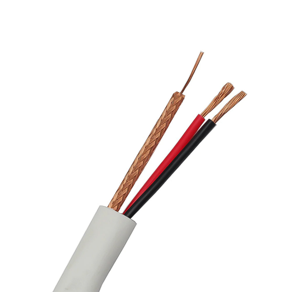 كيبل NEWTECH RG174 بطول 100 متر (قطاعي)