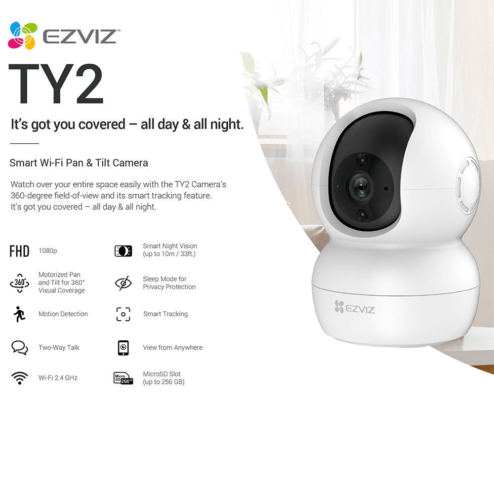 EZVIZ WI-FI CAMERA TY2  2MP