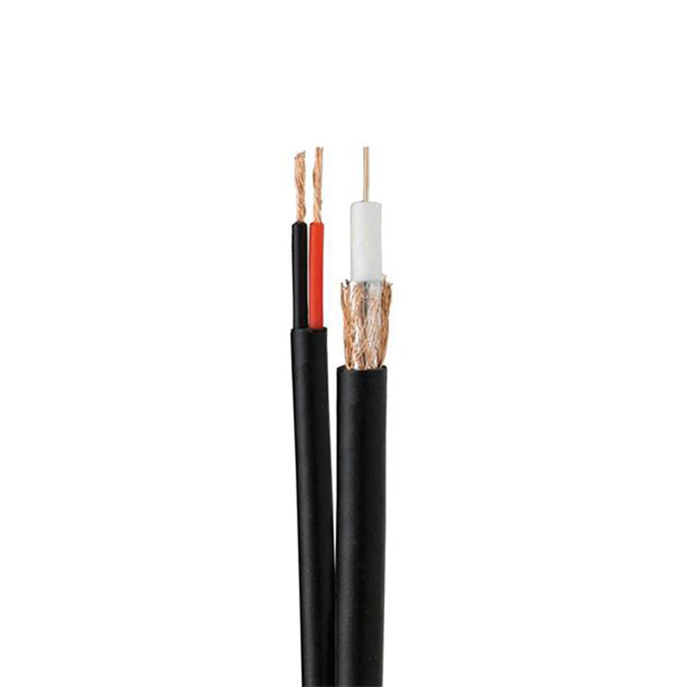 فرنسا تك كابل RG58 بطول 100 متر أسود
