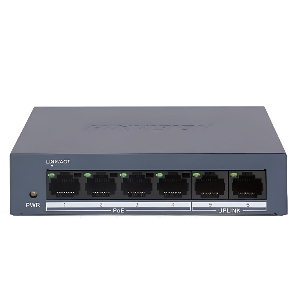 HIKIVISION SWITCH DS-3E0106MP-E/M 10/100 (4 PORT)