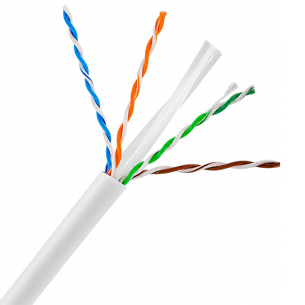 HILOOK CABLE DS-1LN6UU-W/CCA 305M أبيض ( CAT6 )