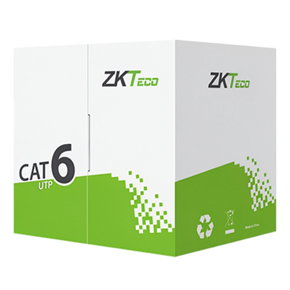 كابل زد كيه تيكو إكس إل 600 سي-إل 24AWG 305 متر (CAT6) برتقالي